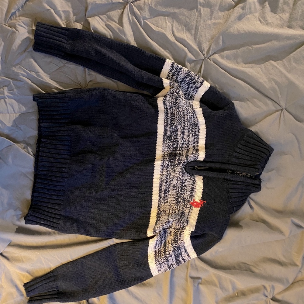Boys Polo Pullover Half Zip